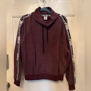 NWOT Set: Victoria’s Secret PINK maroon sweat set- size medium